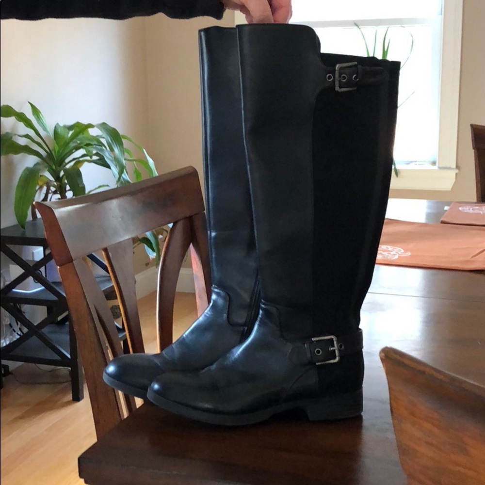 Liz Claiborne Black Riding Boots